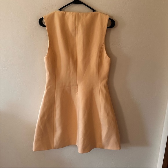 Meshki Lysandre Crepe Mini Dress | Peach - Picture 7 of 9